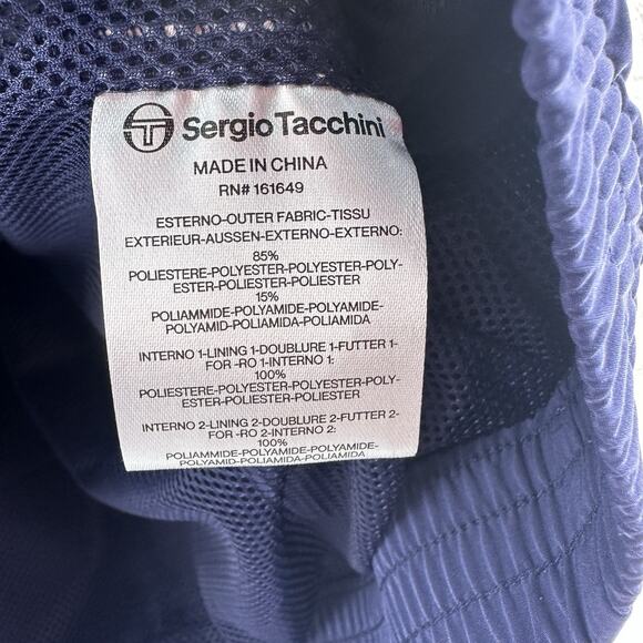 Sergio Tacchini Tracksuit XXL - Nico - Blue Eclipse, Embroidery, New With Tags - Picture 12 of 16